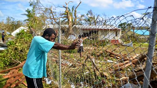 In Vanuatu El Niño-driven drought is compounding the devastation caused by cyclone Pam in March 2015. There are reports that people can't grow food and that water is scarce.