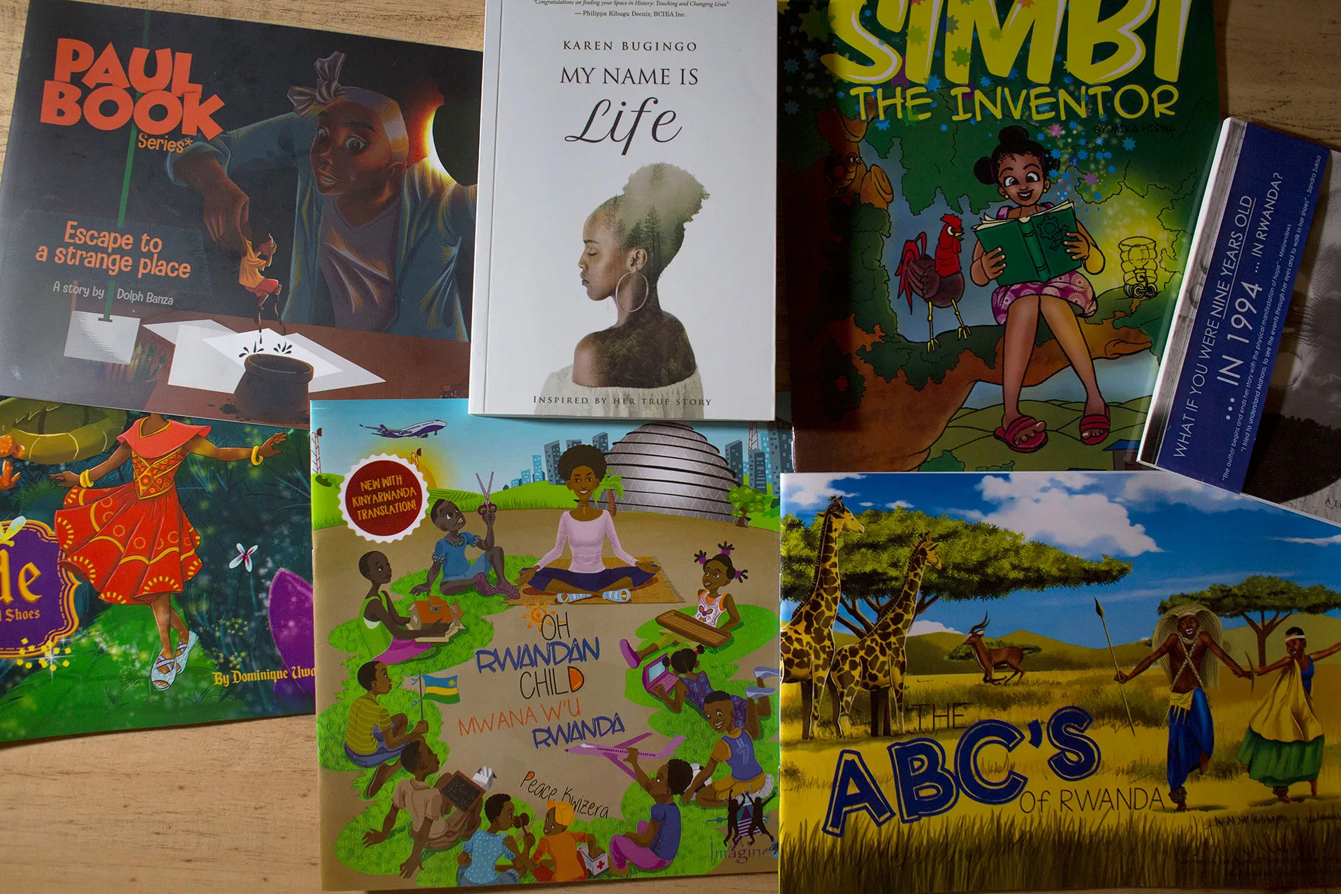 Some of the books published by Imagine We.