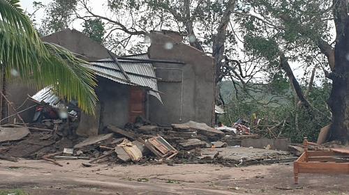 CARE teams in northern Mozambique are witnessing enormous scenes of damage and destruction in towns and communities that were struck by Cyclone Kenneth. Credit: Daw Mohamed/CARE