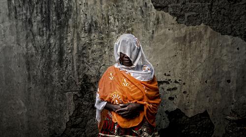GBV survivor who fled Boko Haram in North East Nigeria. Photo: Josh Estey/CARE