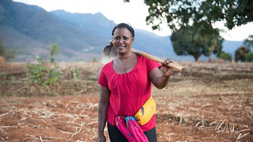 Woman farmer in the Kilimanjaro region of Tanzania. Michael Tsegaye/CARE