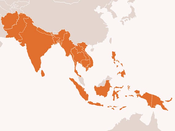 Asia region