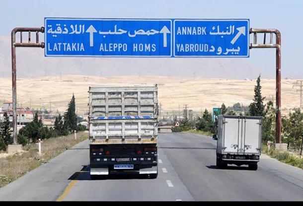 Syria’s M5 Highway (Image Source: Arab Center DC)