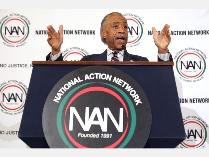 Al Sharpton's National Action Network will help distribute 175,000 meals in Harlem and the Bronx. (Chip Somodevilla/Getty Images)