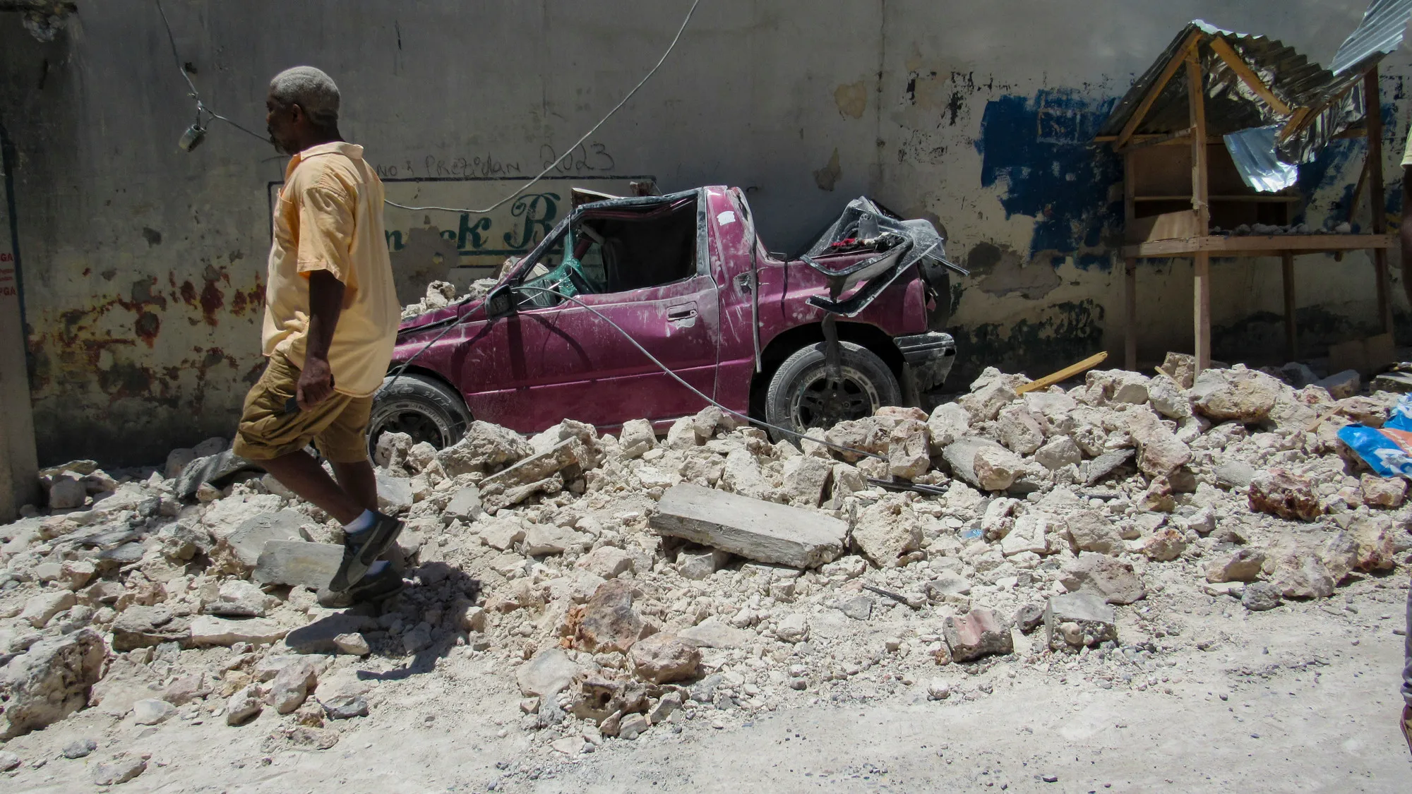 Footage of Port-au-Prince, Haiti following the 7.2 magnitude earthquake that struck on August 14, 2021.