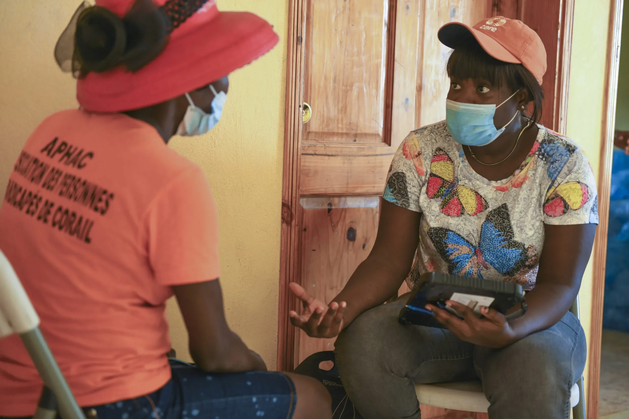 CARE staff conduct Rapid Gender Analysis in the town of Corail in the Grand'Anse reg