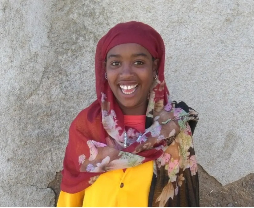 Mariya, una adolescente en Etiopía.