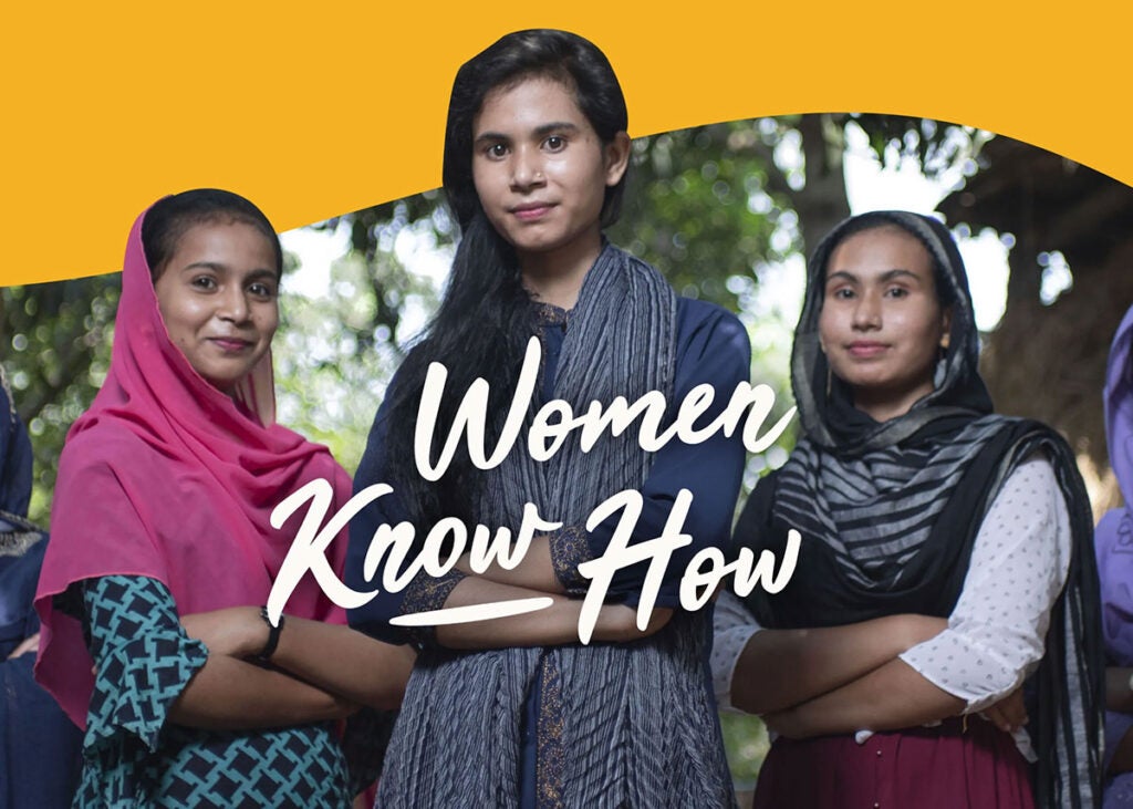 Iman celebrates WomenKnowHow with humanitarian organization CARE for