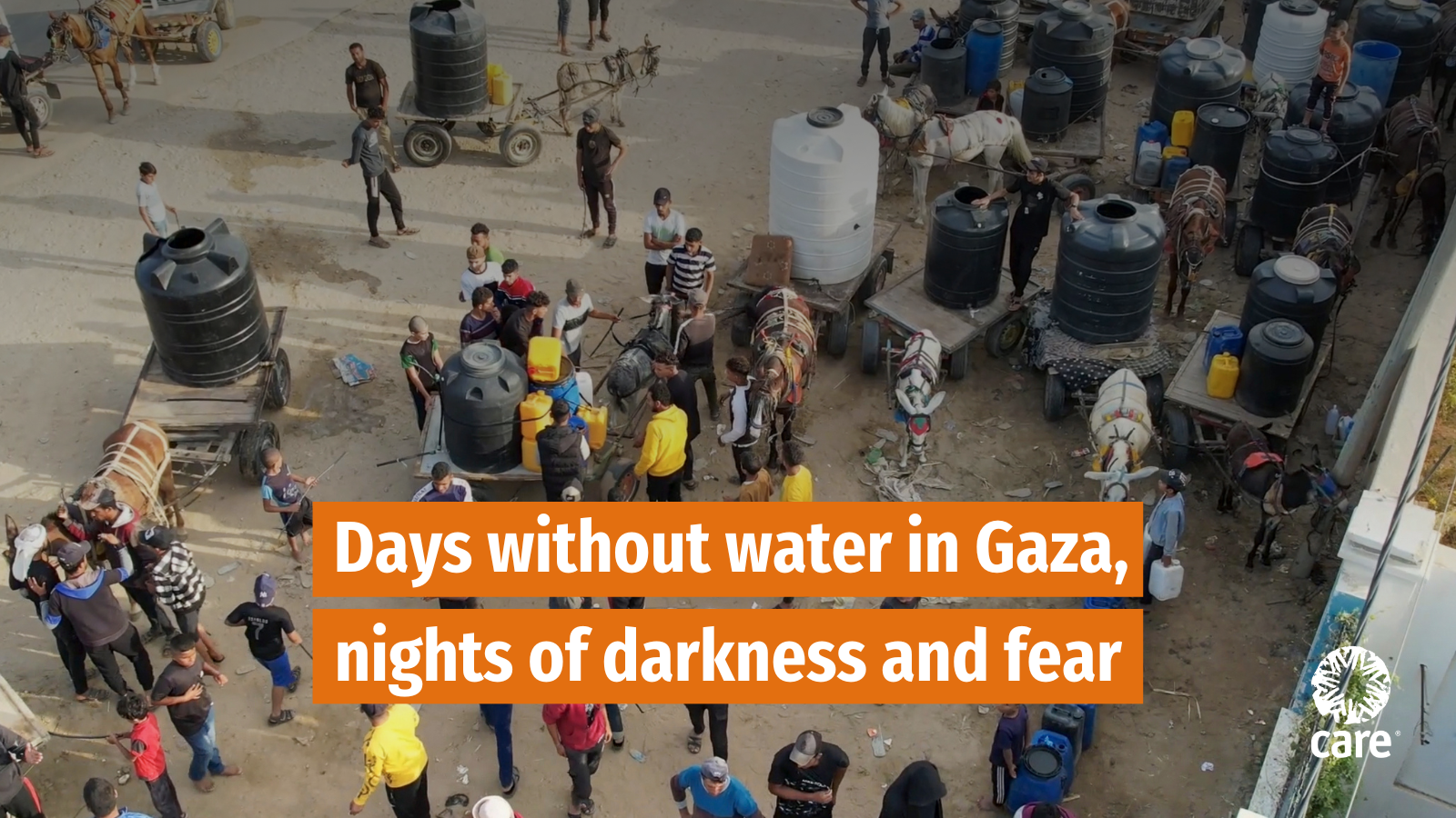 Days without water in Gaza, nights of darkness and fear - Vimarsana News