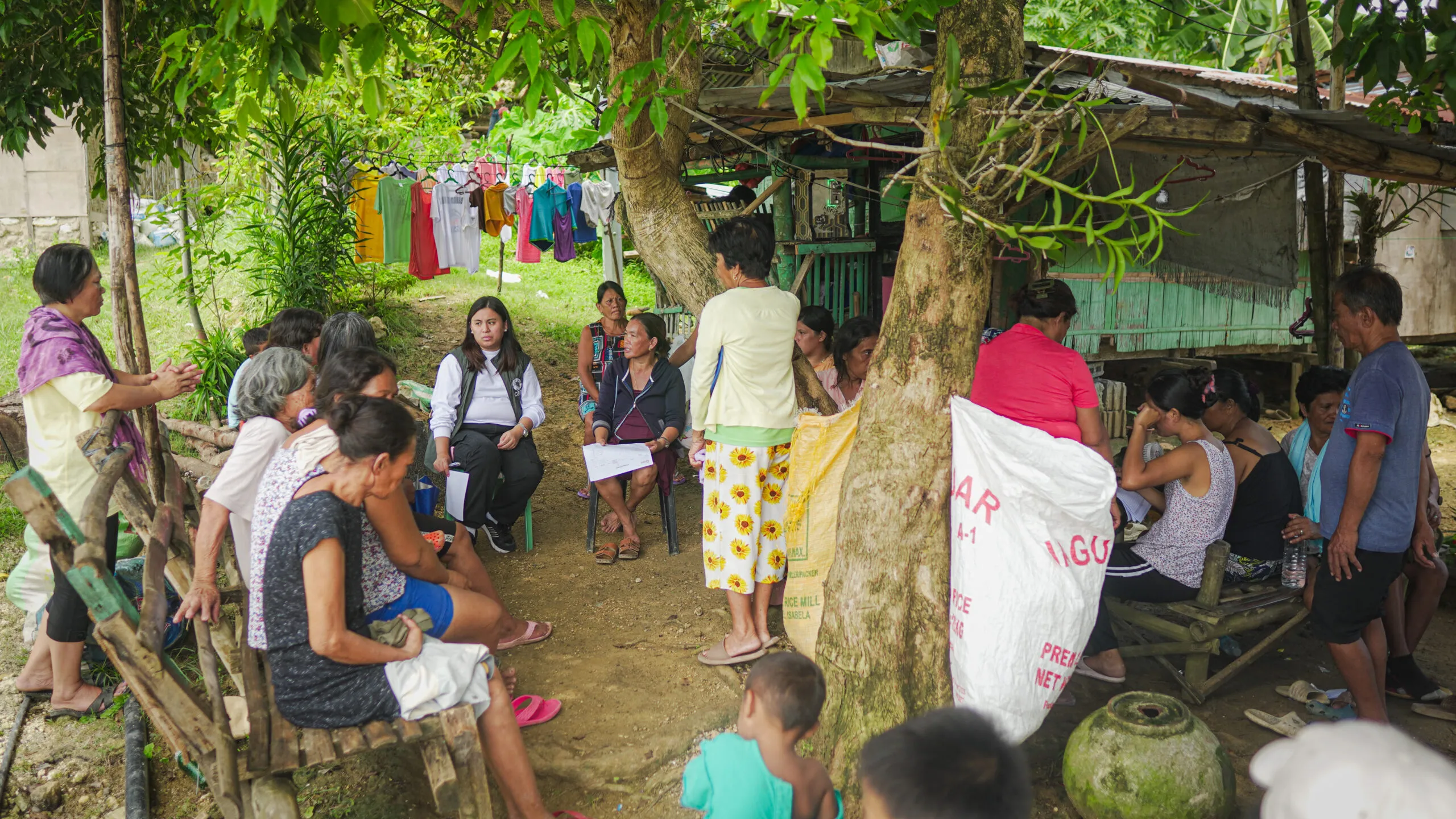 Psychosocial session in the Philippines