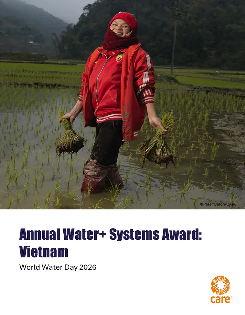 Cover image of the 2026 Water+ Award for World Water Day