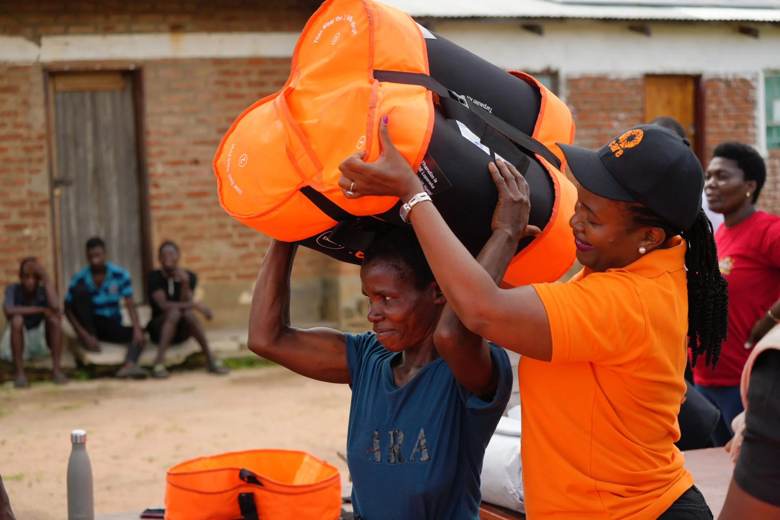 CARE Package distribution in Malawi