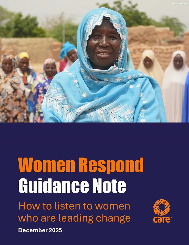Women Respond Guidance Note cover