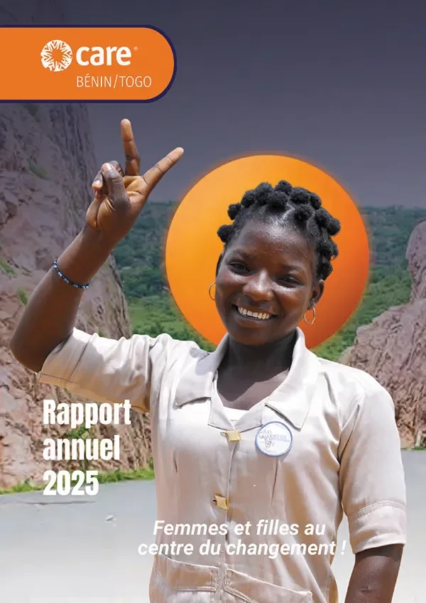 Cover image for the 2025 CARE Benin/Togo Annual Report